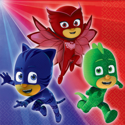 PJ Masks Beverage Napkins 16PK