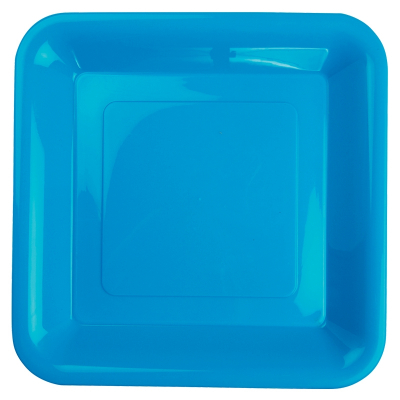 Five Star Square Banquet Plate 26cm Electric Blue 20PK