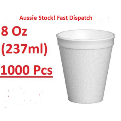 Foam Cups 237ml 1000PK