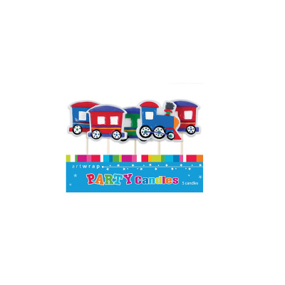 Trains Candle 5PK