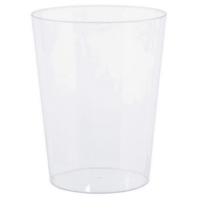 Cylinder Container Plastic Clear Small