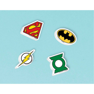 Justice League Eraser Favors 12PK