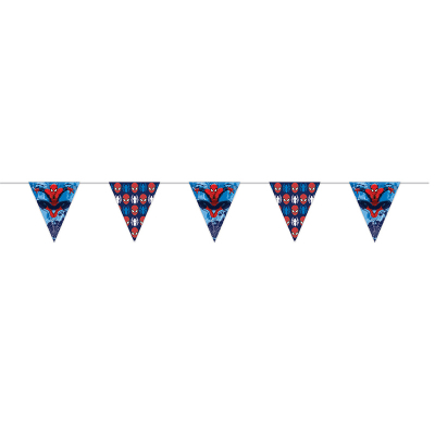 Spiderman Bunting Flag