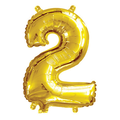 35cm 14 Inch Gold Foil Balloon 2