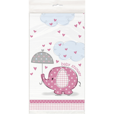 Umbrellaphants Pink Tablecover