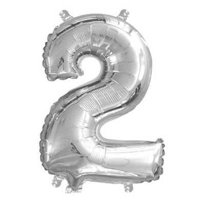 35cm 14 Inch Silver Foil Balloon 2