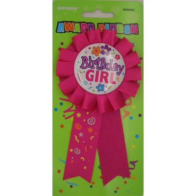 Birthday Girl Award Ribbon