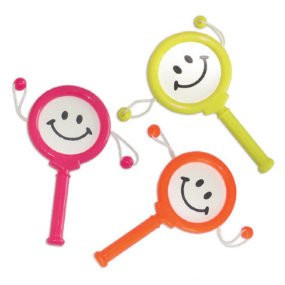 Favour Smiley Rattle 3PK