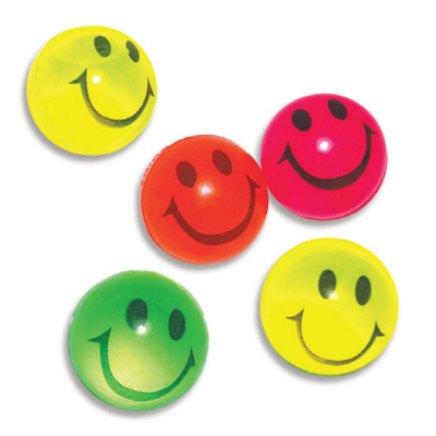 Favour Smiley Bouncing Balls 5PK