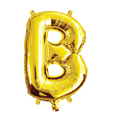 35cm 14 Inch Gold Foil Balloon B