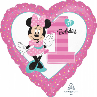 Minnie Fun To Be One 45cm Standard Foil Balloon