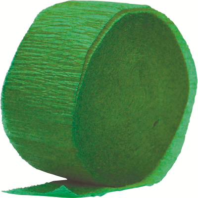 Crepe Paper Streamer 24M Dark Green