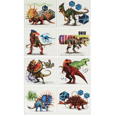 Jurassic World Tattoo Favors 8PK