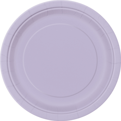 Paper Around Plates 18cm - Lavender 8PK