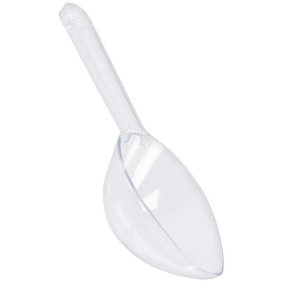 Plastic Scoop-Clear