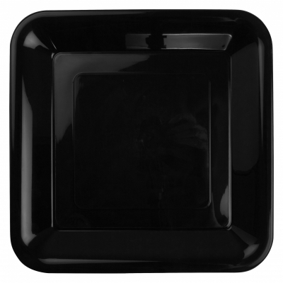 Five Star Square Banquet Plate 26cm Black 20PK