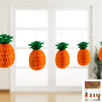 2.4M Pineapple Garland 6PK