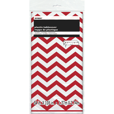 Chevron Tablecover Red