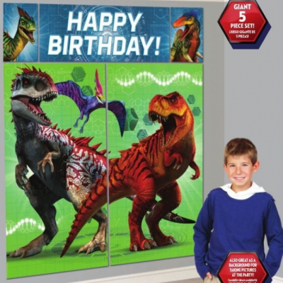 Jurassic World Scene Setter Wall Decorations Kit 5PK