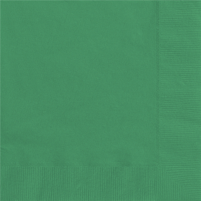 Beverage Napkins Green 20PK