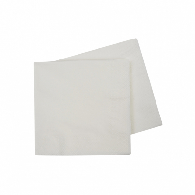 Five Star Cocktail Napkin 25cm White 40PK