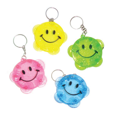 Favour Smiley Keychain 4PK