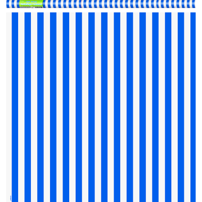 Stripe Royal Blue Gift Wrap Roll