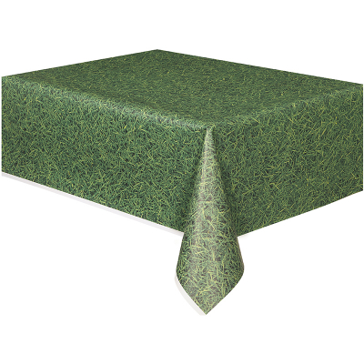 Green Grass Plastic Tablecover