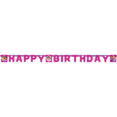Dora And Friends Happy Birthday Banner Printed Paper