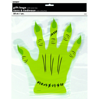 Monster Hand Cello Bags 10PK