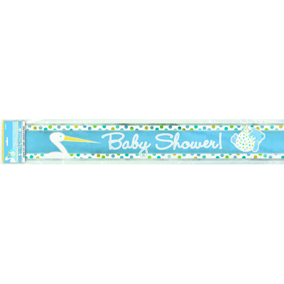 Boy Stork Foil Banner