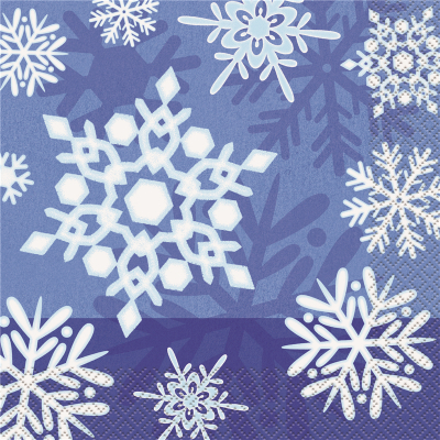 Snowflake Luncheon Napkins 16PK