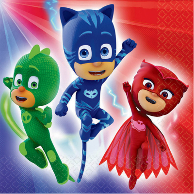 PJ Masks Lunch Napkins 16PK