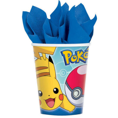 Pokemon Core 266ml Cups 8PK