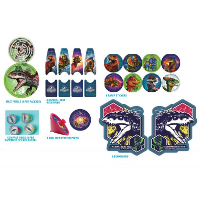 Jurassic World Mega Mix Value Pack Favors 48PK