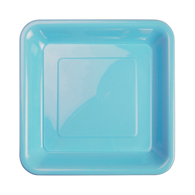 Five Star Square Snack Plate 18cm Pastel Blue 20PK