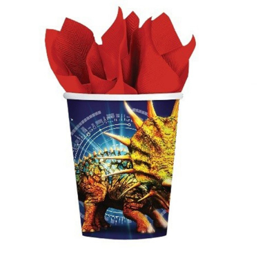 Jurassic World 266ml Cups 8PK