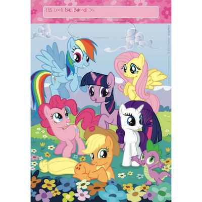 My Little Pony Friendship Folded Loot Bags 8PK