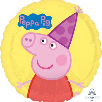 Peppa Pig 45cm Standard Foil Balloon Yellow