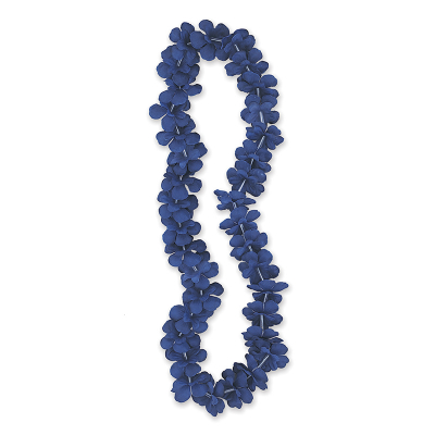 Luau Flower Lei Royal Blue