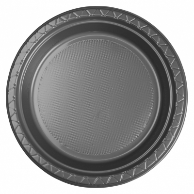 Five Star Round Dinner Plate 22cm Metallic Silver 20PK