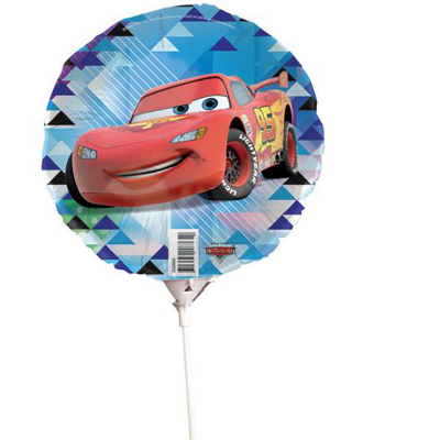 Disney Cars 22cm Foil Balloon On Stick