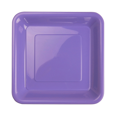 Five Star Square Snack Plate 18cm Lilac 20PK