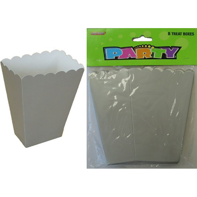 Treat Boxes Silver 8PK