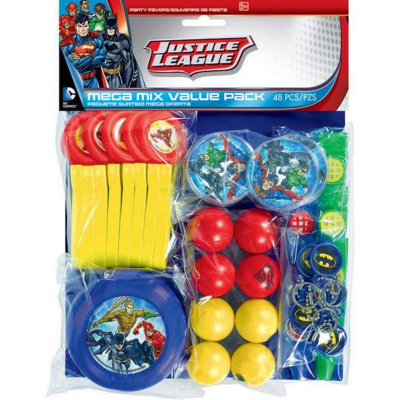 Justice League Mega Mix Value Pack Favors 48PK