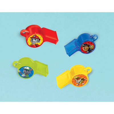 Paw Patrol Whistle Favors 12PK