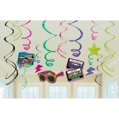 Totally 80s Swirls Value Pack 12PK