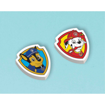 Paw Patrol Eraser Favors 12PK