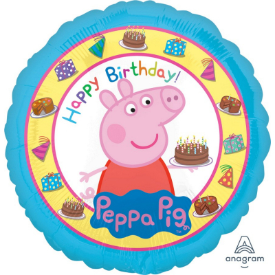 Peppa Pig 45cm Standard Foil Balloon