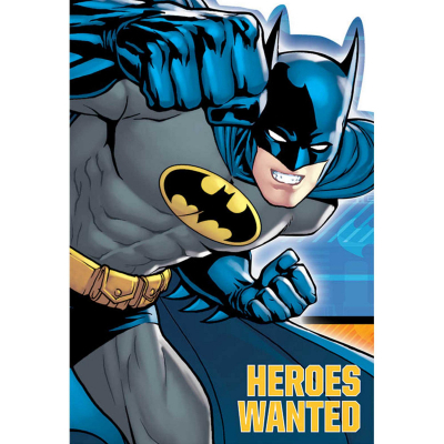 Batman Postcard Invitations 8PK